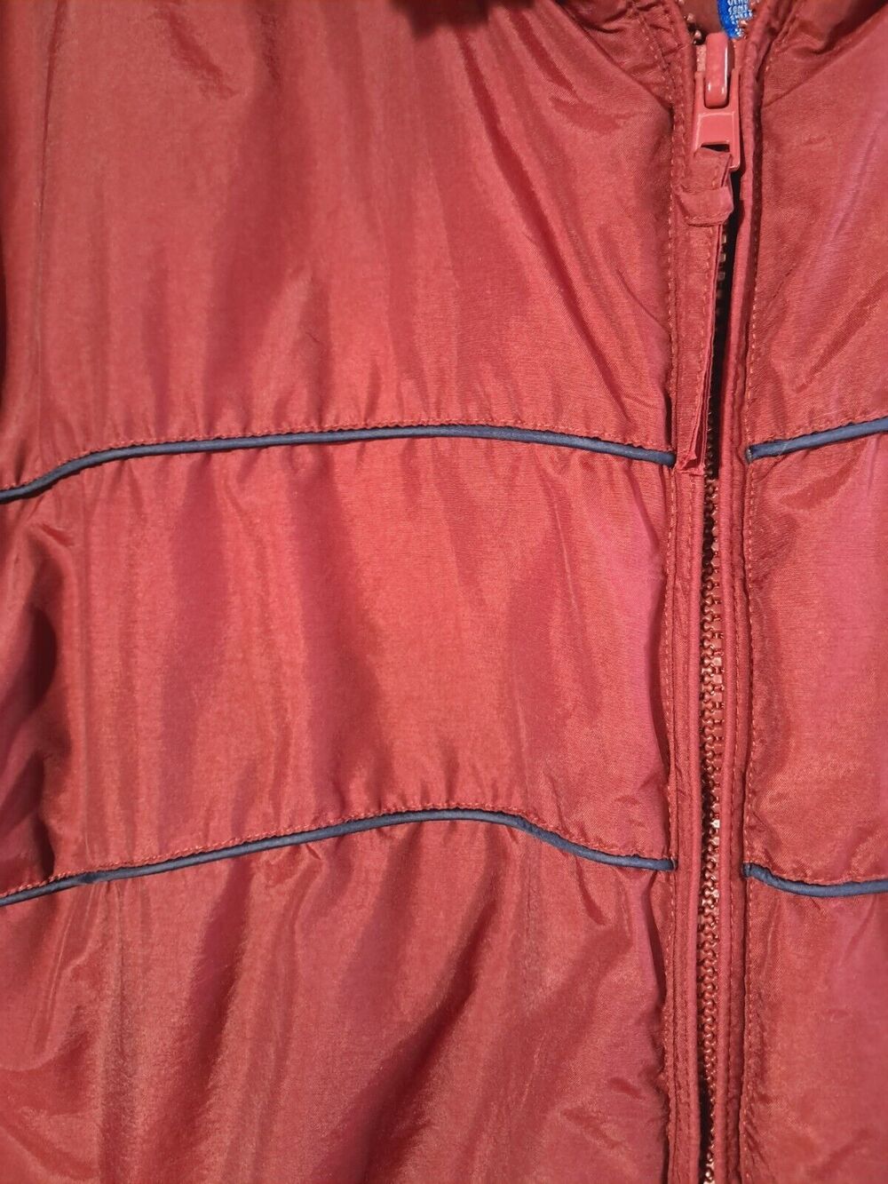 Men's Large Maroon Insulated Coat Parka Habands Polar Man Arctic - Picture 5 of 11